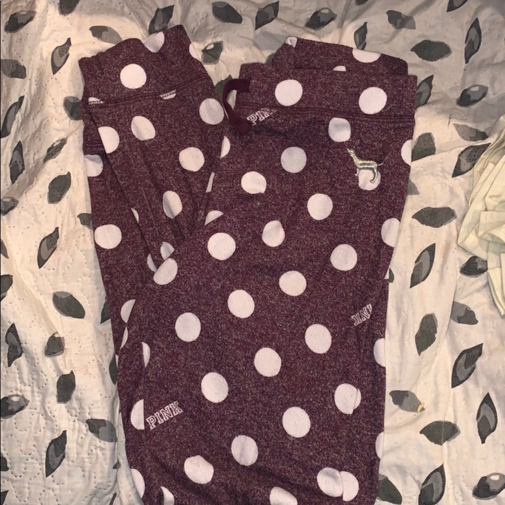 Pink/VS sleep pants